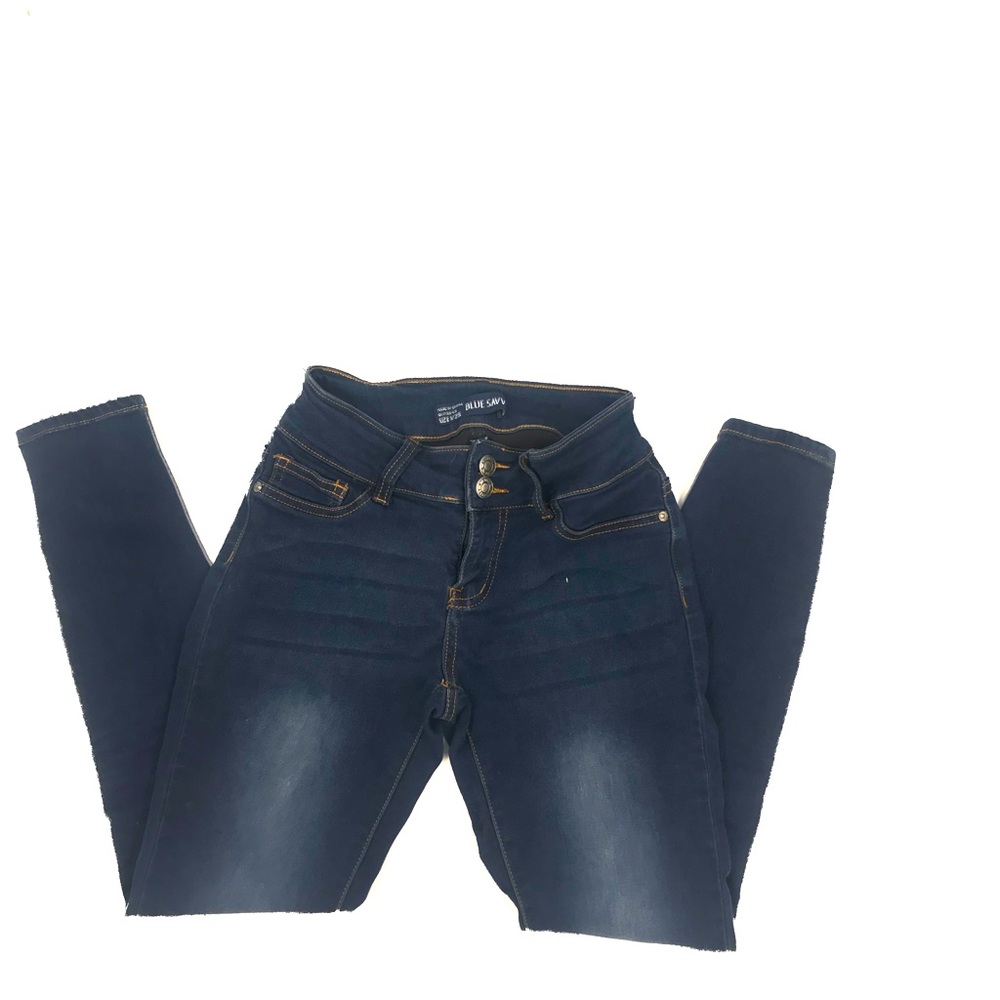 Blue savvy capri pants